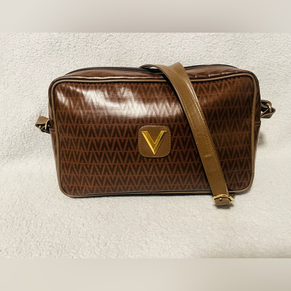 Mario Valentino Monogram Crossbody/Shoulder Bag